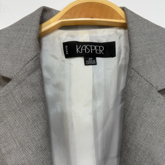 Kasper Gray Midi Skirt Suit - Picture 5 of 15